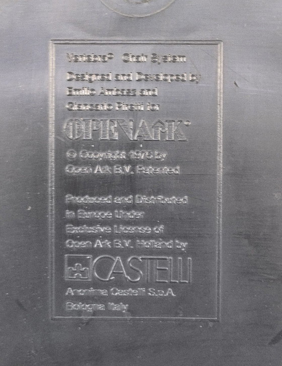 Image 1 of 2x Castelli Vertebra Open Ark chair