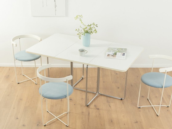 1970s Folding Table, Christian Taube, Läsko – Dining tables, Metal, Chrome (photo 14 of 18)