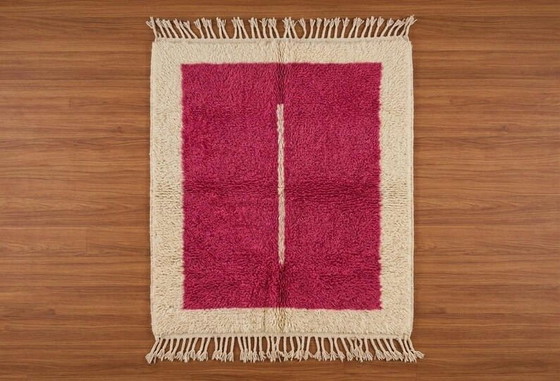Alfombra bereber tradicional hecha a mano de 150/250 cm. – Aime Té, Wool (photo 4 of 5)
