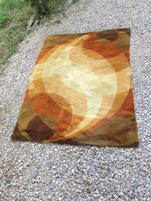 tappeto olandese vintage anni '70