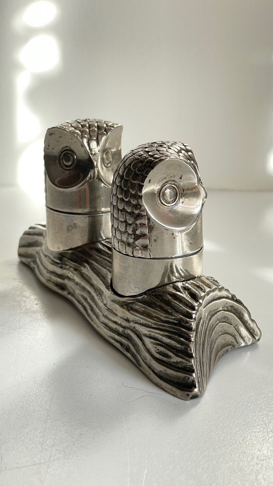 Image 1 of Service M.H. SEL POIVRE Metal Argenté VINTAGE