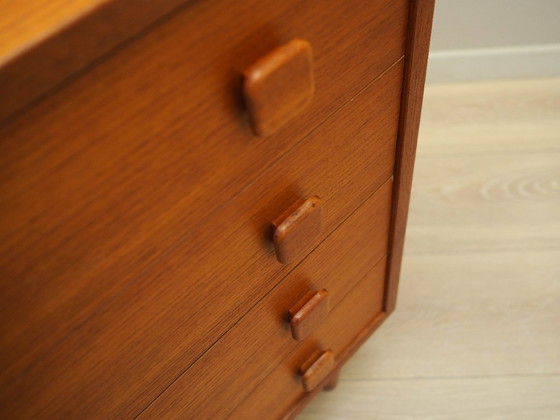 Image 1 of Cómoda de teca, diseño danés, años 70, producción: Dinamarca