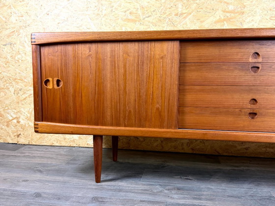 Image 1 of Teakhouten dressoir/credenza uit de jaren 60/70 van H.W. Klein Bramin, Deens modern design.