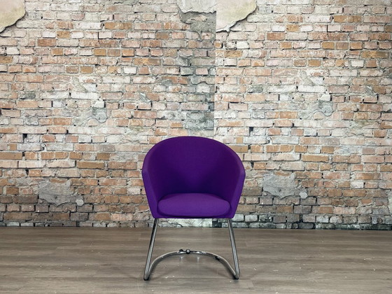 Artifort Megan morado - tela | René Holten, Sillas de comedor, Textil, Cromo, Púrpura, Modern (foto 2 de 12)
