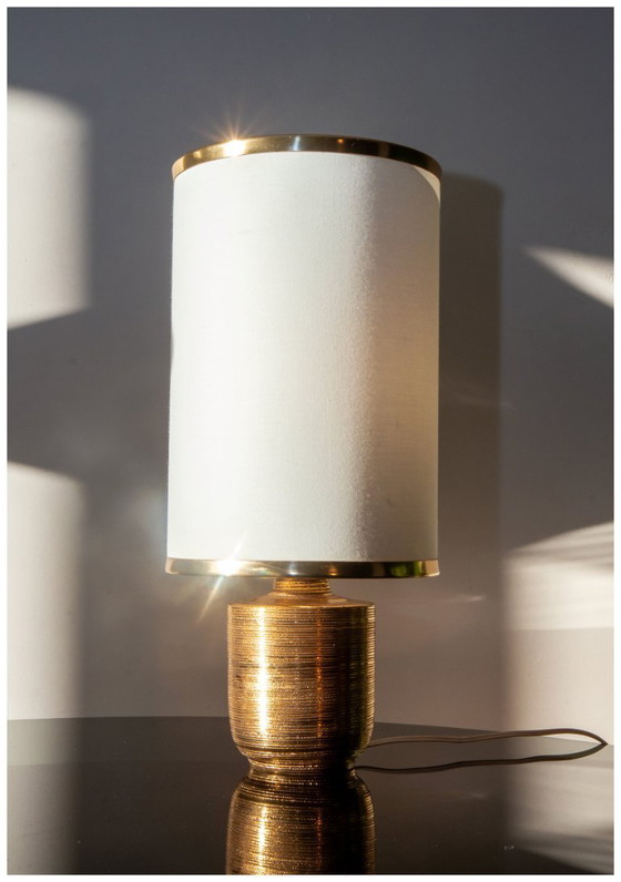 Image 1 of Pagina 1 di 9 Lampada italiana, 1960, ceramica attribuita ad Aldo Lonsi per Bitossi