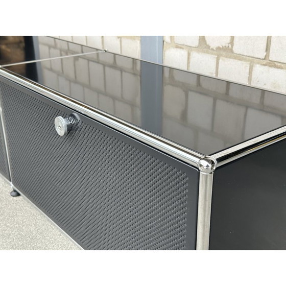 Image 1 of USM Haller lowboard 150x35x39 cm pannelli acustici neri