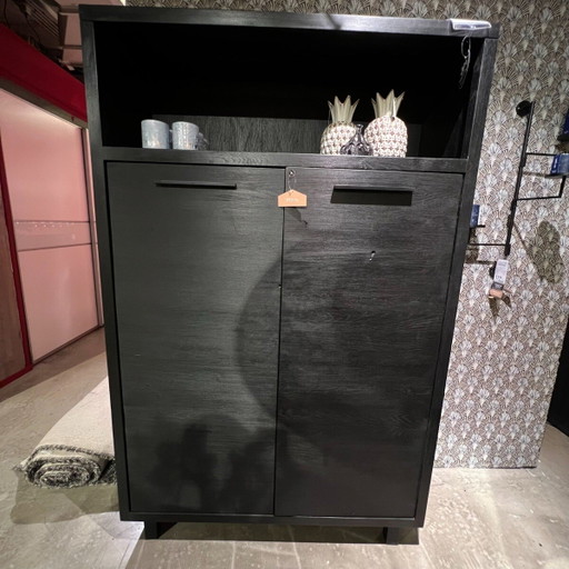 Cabinet Aleno Black Oak – Pronto Wonen, opbergkast