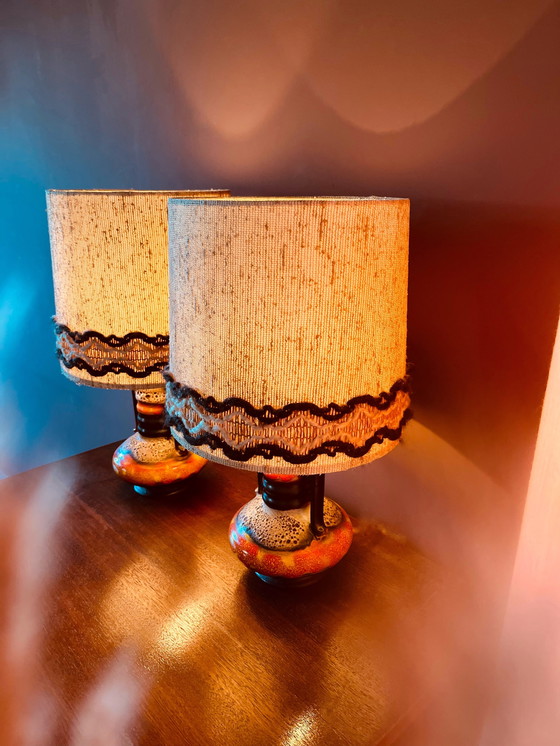 Image 1 of Ensemble de lampes Walther Gerhards Allemagne de l'Ouest