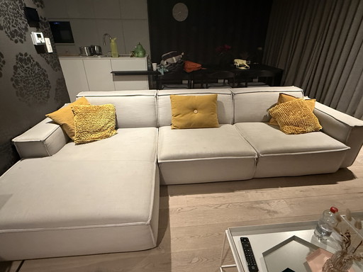 Modernes Ecksofa Evergreen (hellgrau)