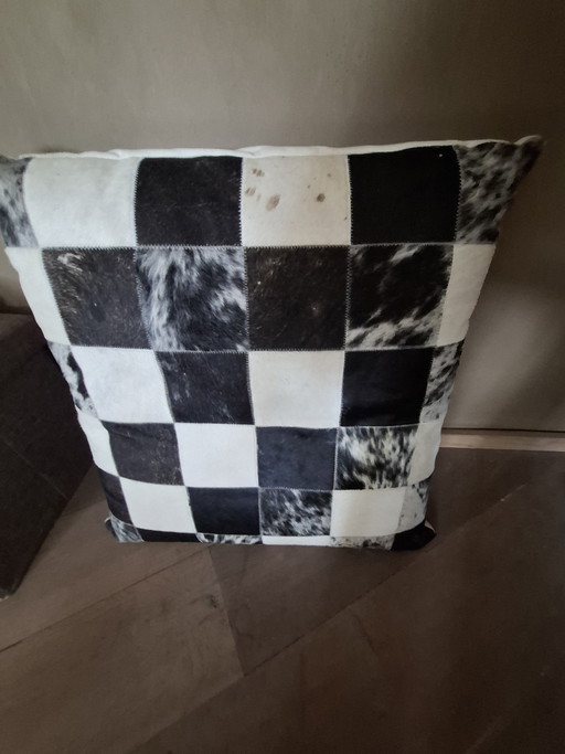 Koeienhuid Kussens – kussentjes, Leather, Textile (photo 2 of 5)