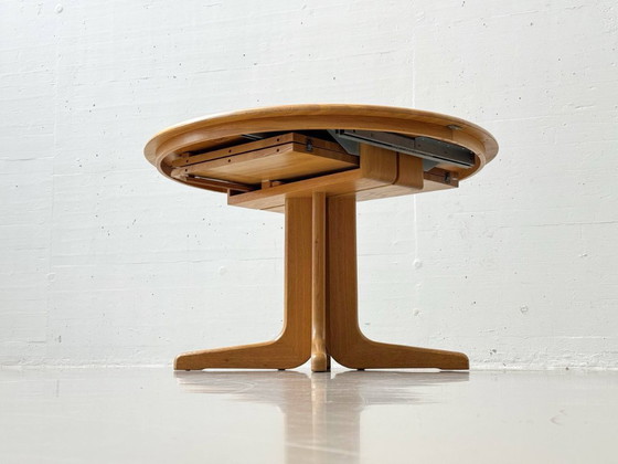 Image 1 of Mesa de comedor extensible de roble de Creation Suisse, años 70