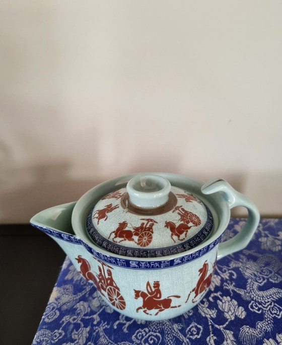 Set Vintage pour la Cérémonie du Thé Chinoise – Chinoiserie, Vaisselle, Porcelain (photo 4 of 11)