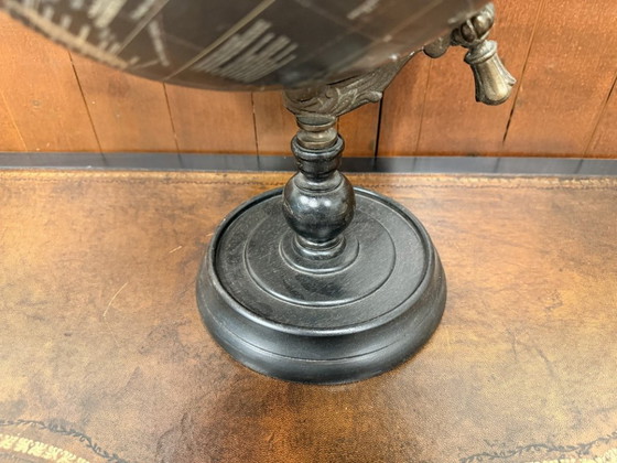 Classic black table globe – Decorative Objects, Metal, Paper (photo 5 of 5)