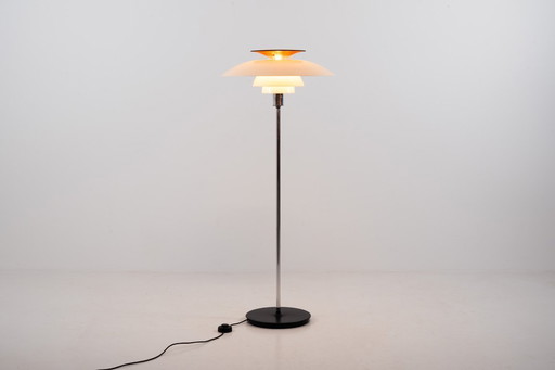 Early PH80 floor lamp by Poul Henningsen for Louis Poulsen (Denmark, 1980s).