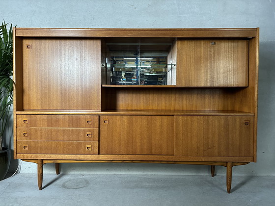 Image 1 of Mid-Century Modern Highboard - Teak