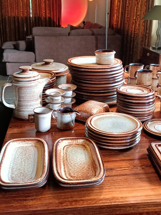 Image 1 of Vintage jaren 70/80 servies 84- delig 