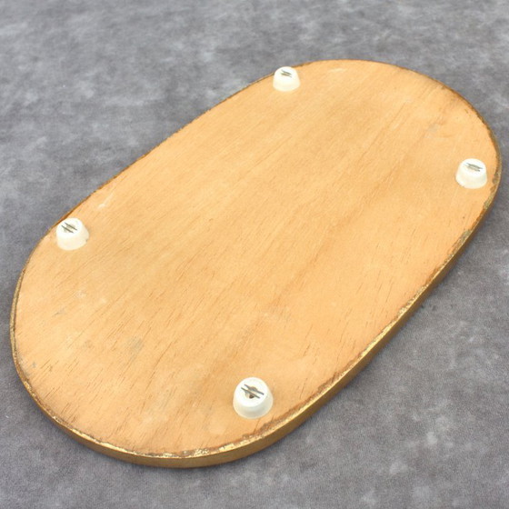 Image 1 of Vintage retro oval glass dome 13.78 x 12.20 x 6.50" cloche globe 35 x 31 cm x 16,5 cm deep steampunk display gift colletible dus