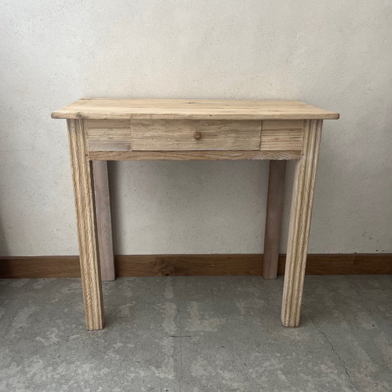 Image 1 of Bureau en bois brut