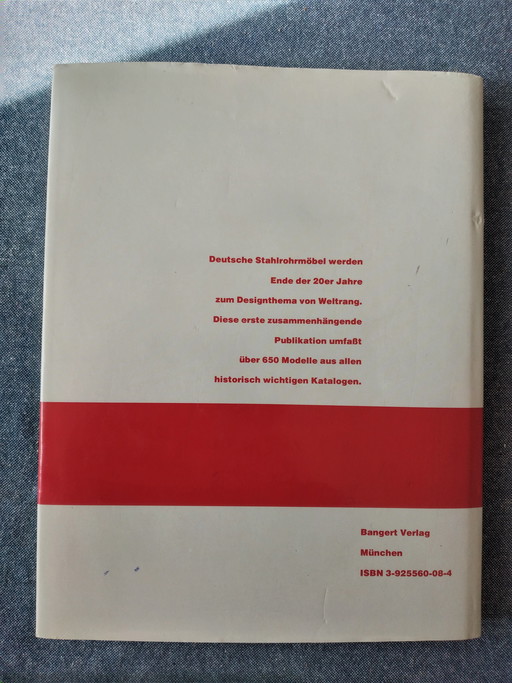 Libro. Deutsche Stahlrohrmöbel, 1986. Alexander von Vegesack.