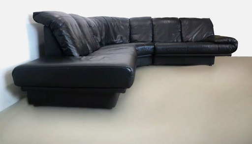 Rolf Benz Modell Ak 345 Eckcouch Designer Leder Sofa Schwarzrolf Benz Modell Ak 345 Eckcouch Designer Leder Sofa Schwarz