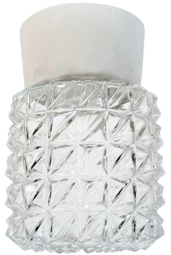 Image 1 of Lampada da soffitto vintage in porcellana bianca, anni '70