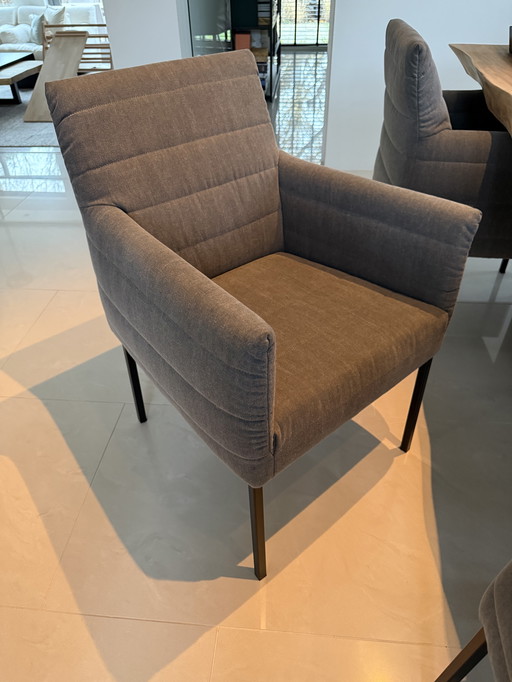 8 x Lovely Bodilson Esszimmerstuhl anthrazit