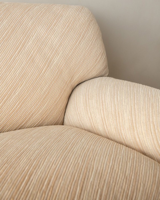 Sapporo Two-Seater Sofa by Mario Marenco for Mobil Girgi, 1970s – 2 seaters, Textile, Wood (photo 12 of 21)