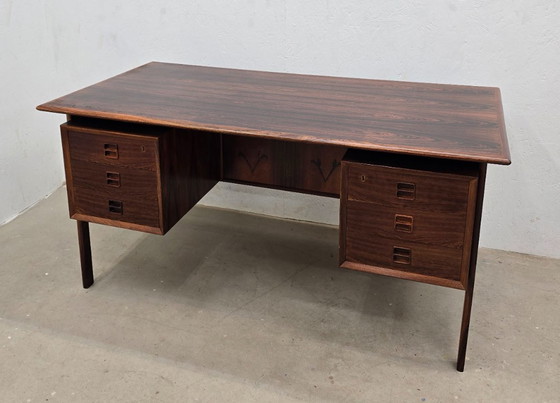 Image 1 of Rio rosewood desk by Erik Brouer for Brouer Møbelfabrik
