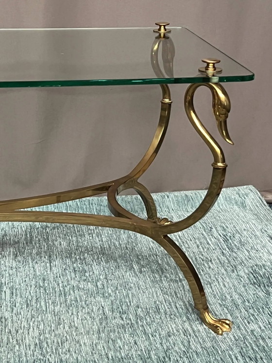Tavolino da caffè in ottone massiccio – Maison Jansen, Tavolini da caffè, Brass (photo 5 of 9)