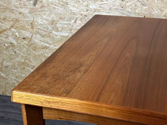 Image 1 of 60's 70's Teak Dining Table Table de salle à manger Par Burchardt-Nielsen Made In Denmark