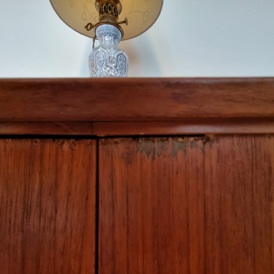 Image 1 of X-Large teak sideboard by Omer Lefevre, Belgium 1960