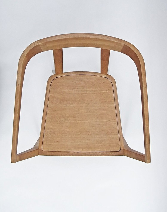 Image 1 of Giulio & Giulia, set di 2 sedie di Lambert Home, in rovere naturale, pezzi unici!!