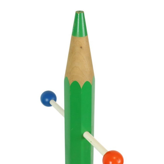 Image 1 of Vintage Gekleurde Potlood Kapstok Kind Pierre Sala Stijl