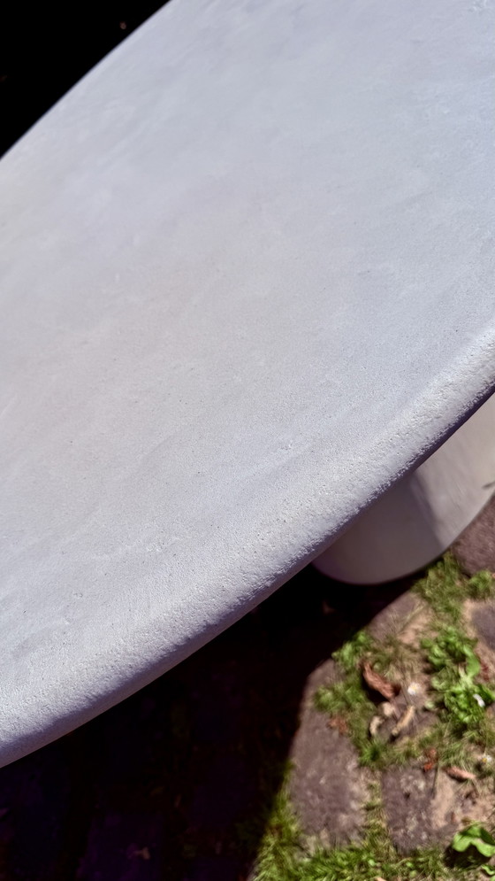 Image 1 of Handmade mortex dining table japandi style