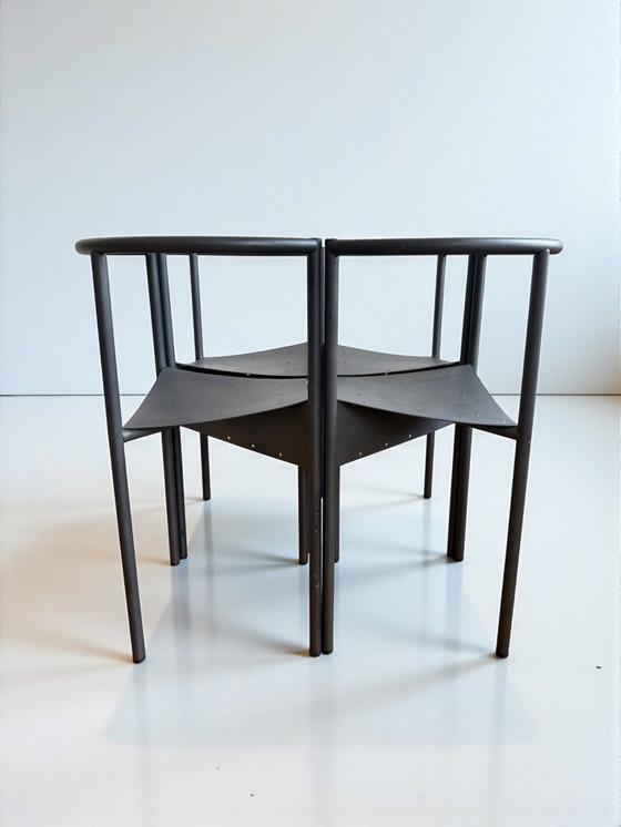 Image 1 of Sillas Wendy Wright de Philippe Starck para Disform, 1986, juego de 4