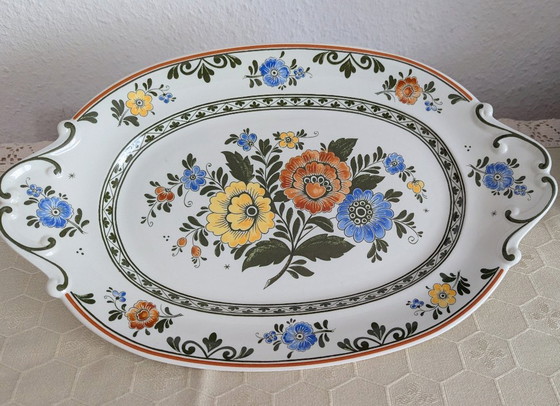 Oval serving platter, by Villeroy & Boch, "Old Amsterdam" – Villeroy und Boch, Crockery, Porcelain (photo 3 of 9)