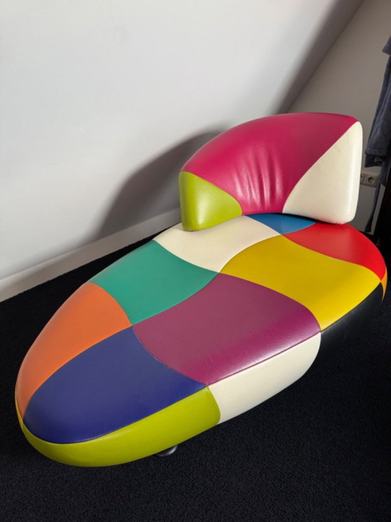 Leolux Kikko Chaise Longue – Leather, Metal (photo 4 of 5)