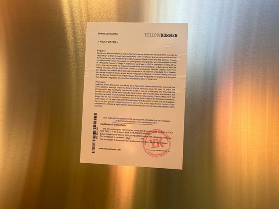 Image 1 of Yellow Korner: Pool For Two by Marina Vernicos