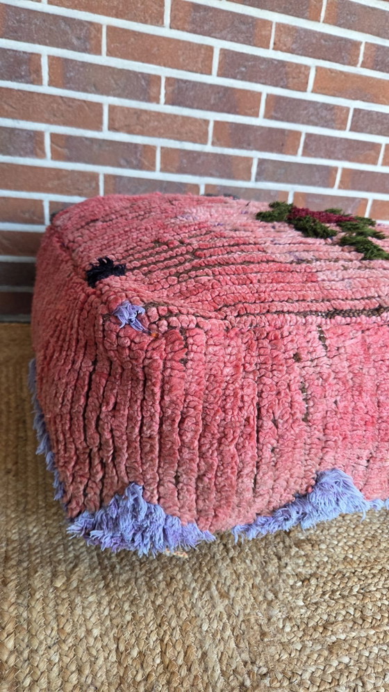 Pouf berbère vintage – Poufs & repose-pieds, Wool (photo 4 of 7)