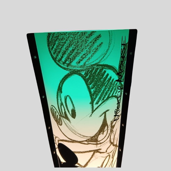Image 1 of Rare SLAMP x Disney "Mickey sketch art" design lamp