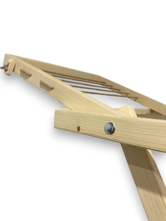 Image 1 of Wooden Clothes Airer, Laundry Drying Rack - Rustic Furniture, Foldable Horse