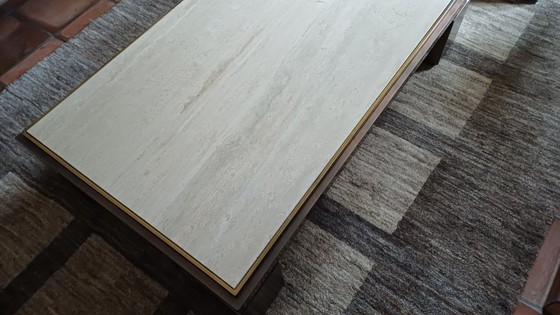 Image 1 of Table basse et d'appoint en travertin