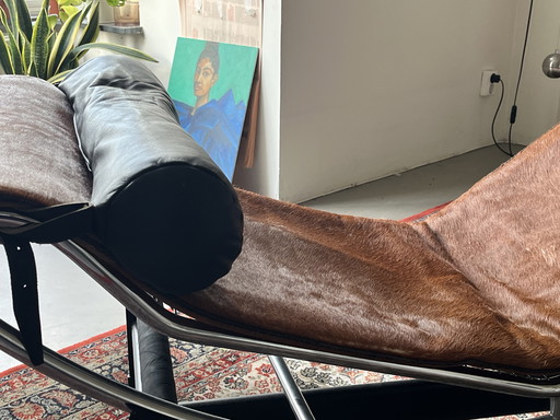 Cassina LC4 antigua, piel de poni original