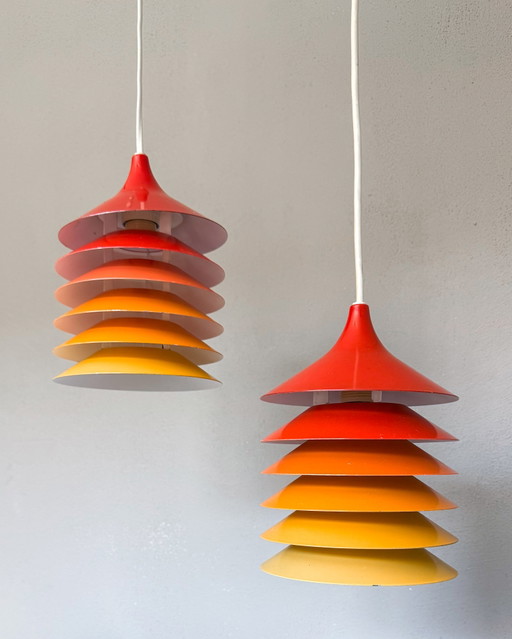 2x Ikea Duett pendant lamp