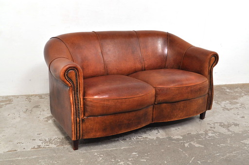 Vintage Schafsleder Sofa Joris