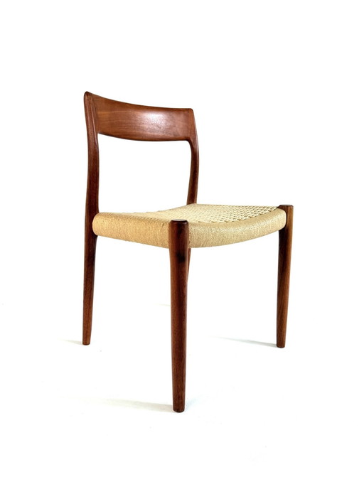 Chaise de salle à manger vintage modèle n° 77, Niels Otto Møller '70