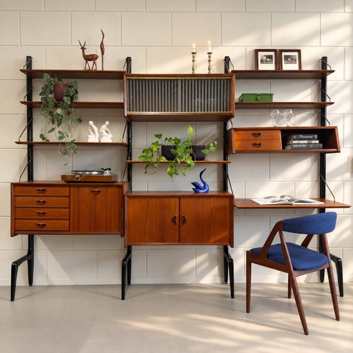 Vintage Wall cabinet •Louis van Teeffelen•
