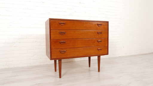 Vintage Ladekast | Teak | 4 Lades