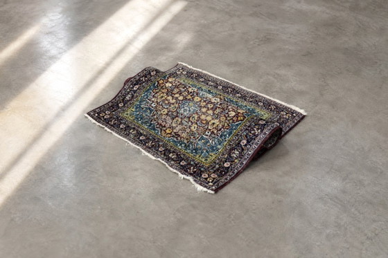Tappeto Isfahan orientale vintage tessuto a mano dal Medio Oriente, anni '40 – Oggetti decorativi, Wool (photo 3 of 11)