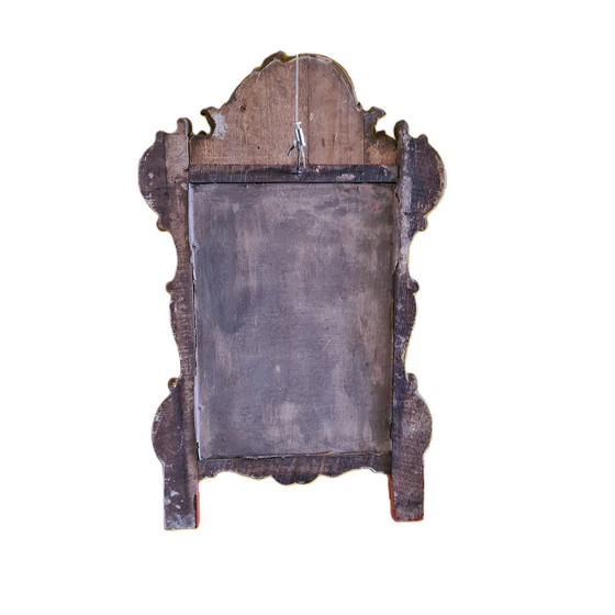 Image 1 of Französischer Spiegel aus vergoldetem Holz im Louis Xv-Stil, 2E Hälfte 1